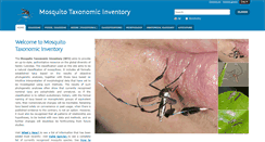 Desktop Screenshot of mosquito-taxonomic-inventory.info