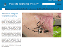 Tablet Screenshot of mosquito-taxonomic-inventory.info